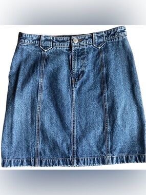 2/$30 Mini Denim Skirt by Bass Size 4